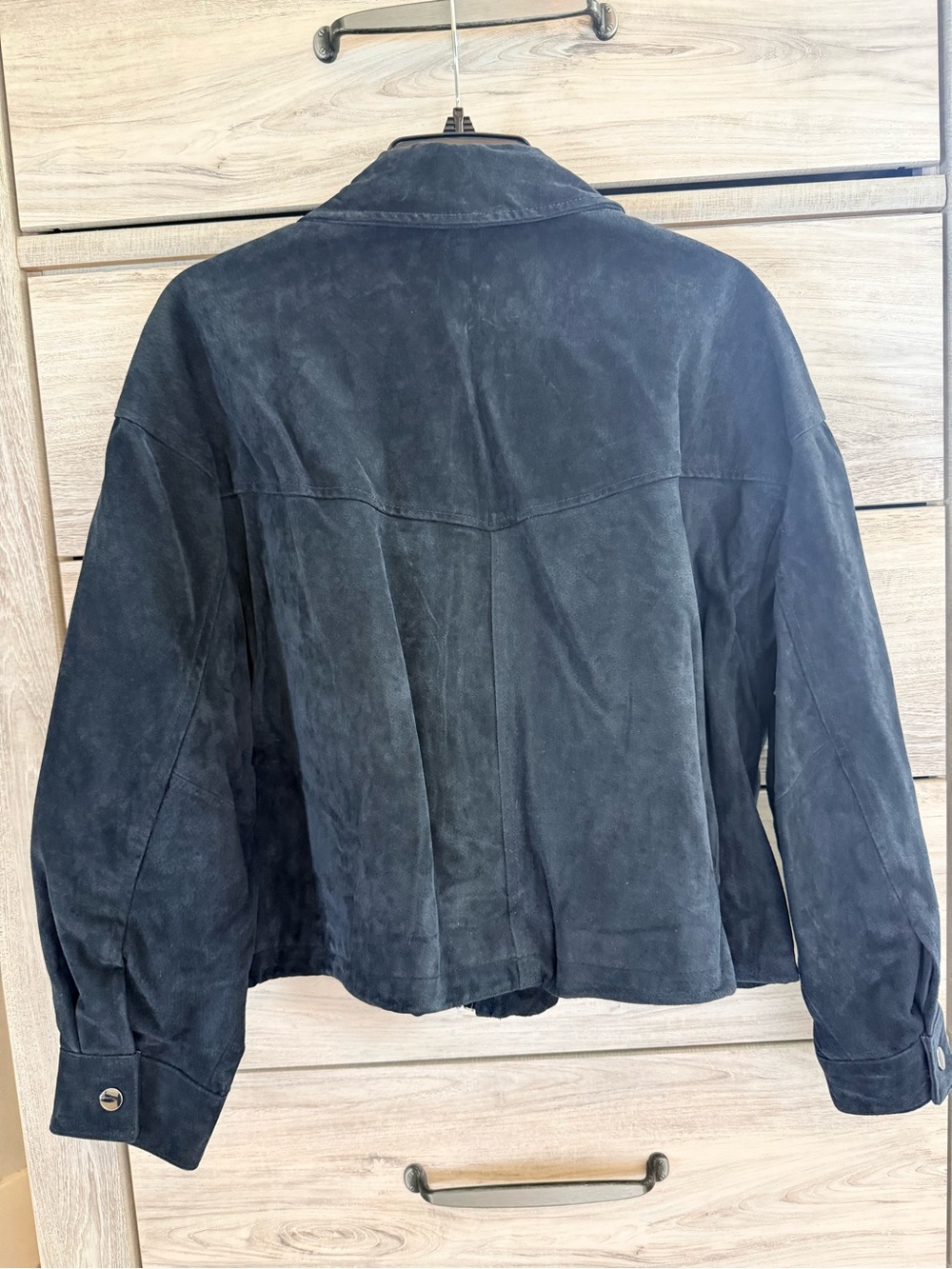Zara 100% Leather Bomber Jacket - Picture 3 of 3